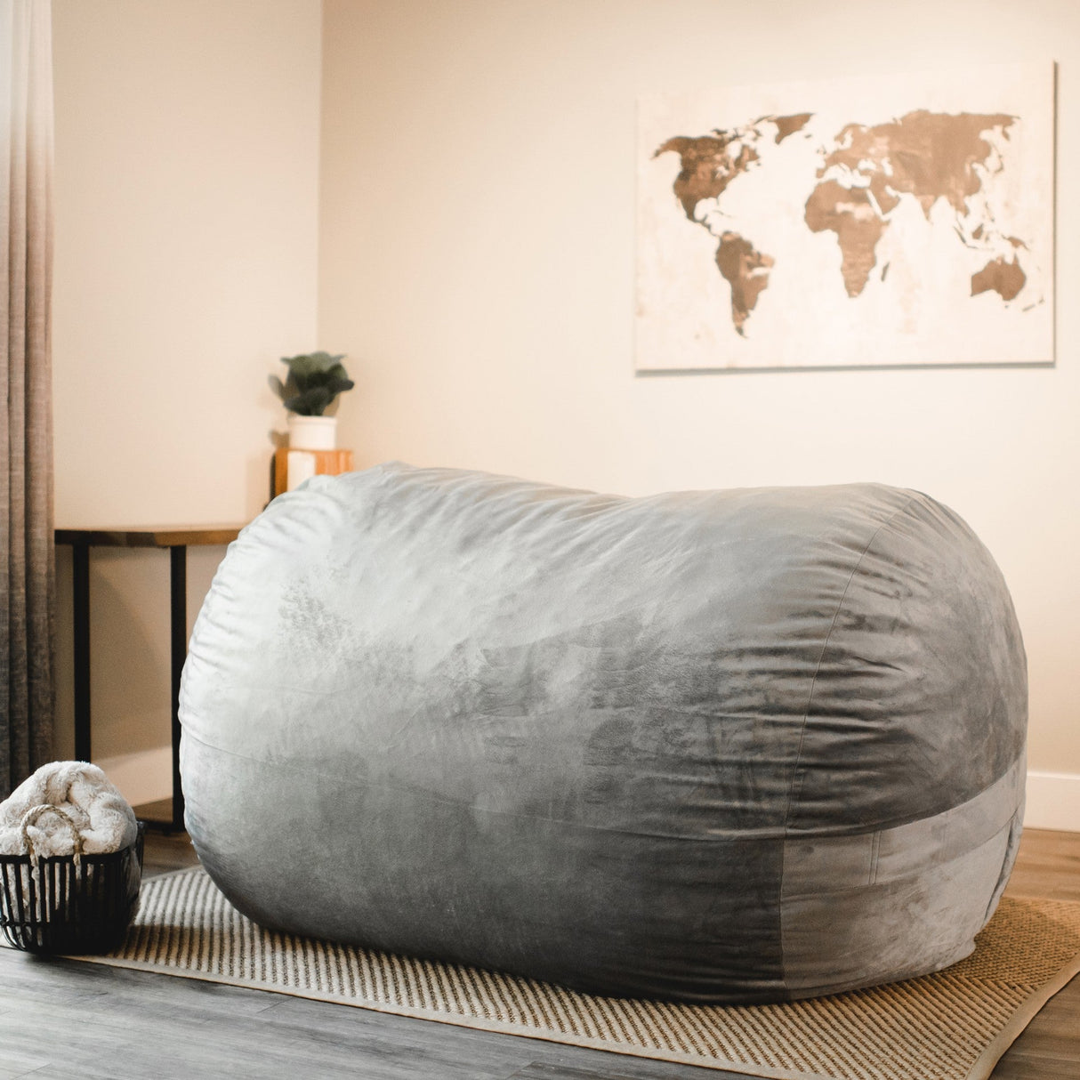 Fuf® 6.5Ft Foam Bean Bag