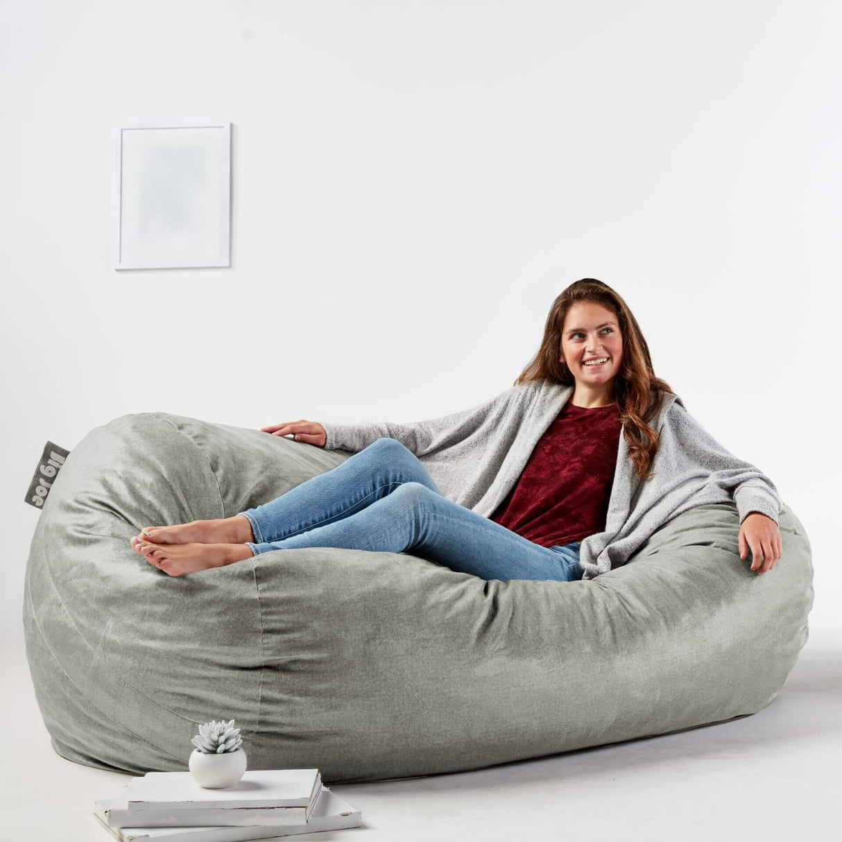 Fuf® 6Ft Foam Bean Bag Lounger