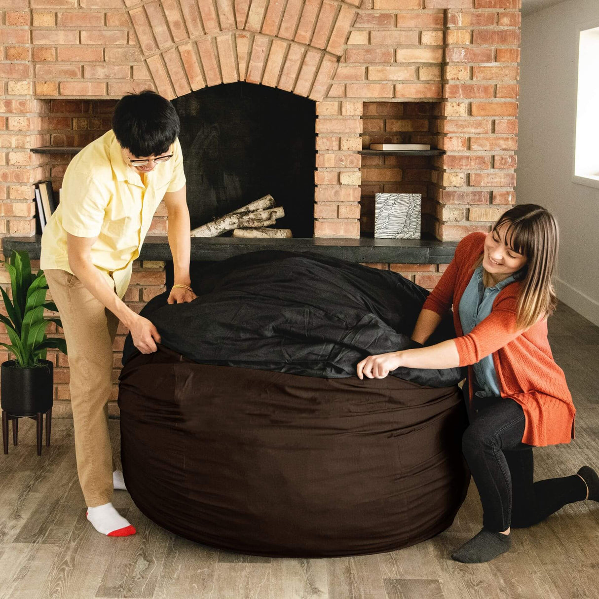 Fuf® 5Ft Foam Bean Bag