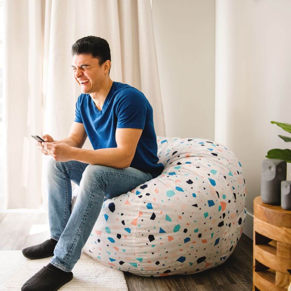 Fuf® 4Ft Foam Bean Bag