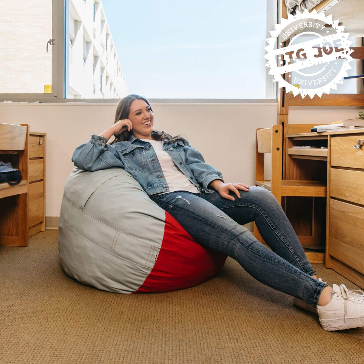 Fuf® 4Ft Foam Bean Bag