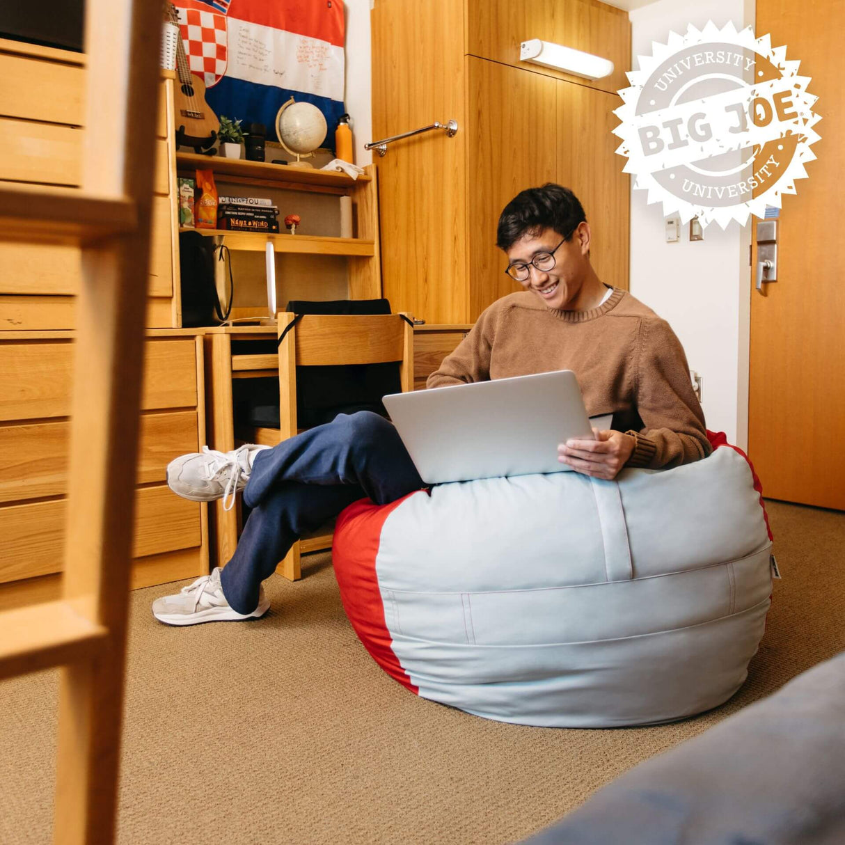 Fuf® 4Ft Foam Bean Bag