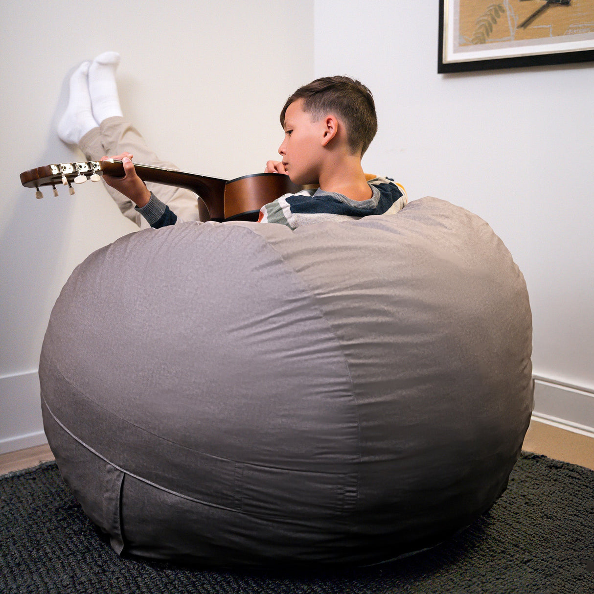 Fuf® 4Ft Foam Bean Bag