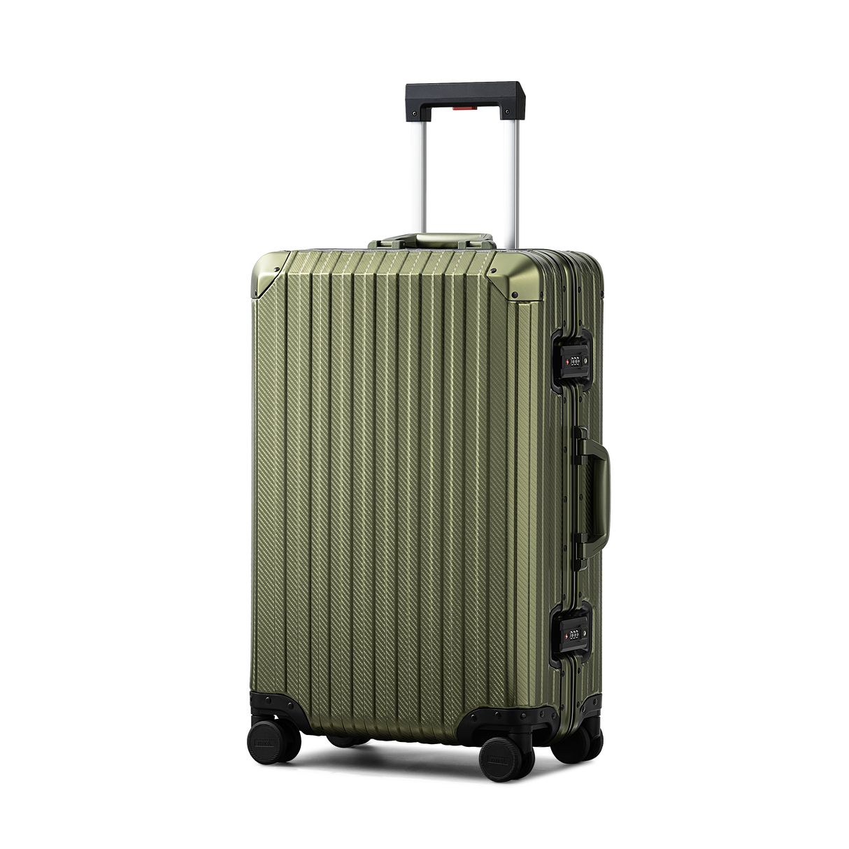 TREVA Aluminum Suitcase Army Green