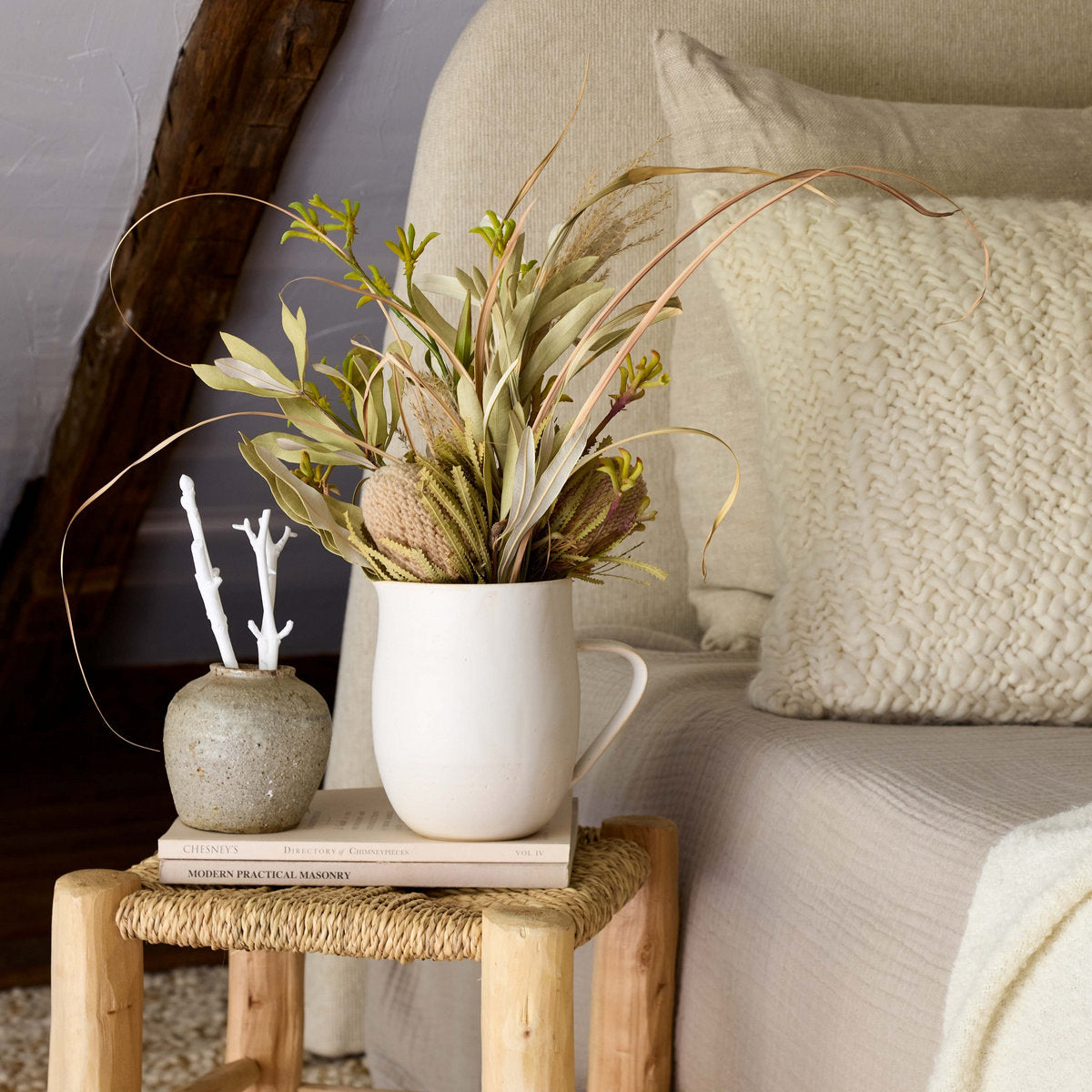 Set of Three Dried Natural Banksia