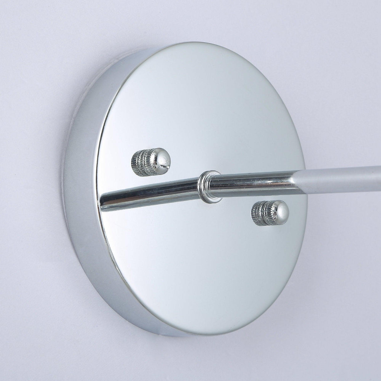 1-Light Modern Silver Wall Scone Light