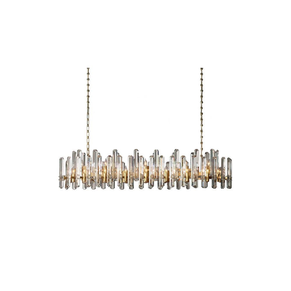 Browning Prism Linear Chandelier 72"