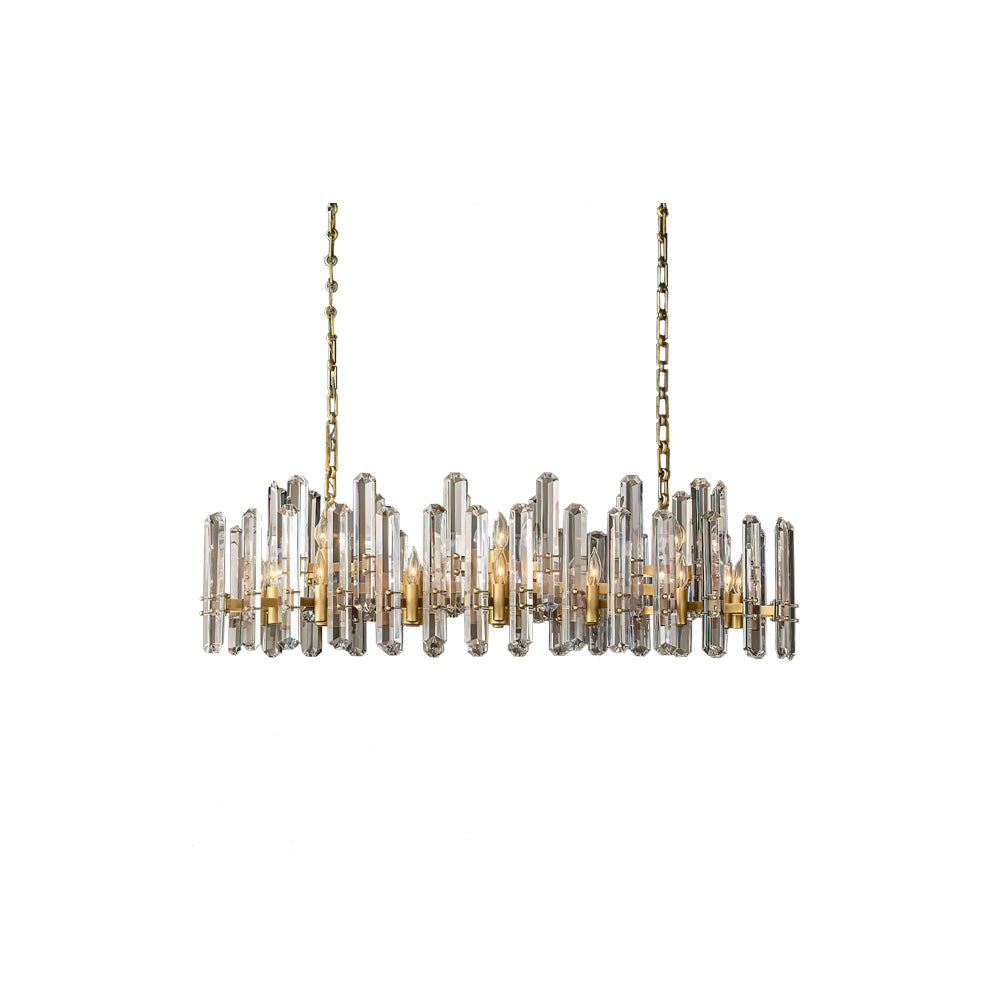 Browning Prism Linear Chandelier 54"