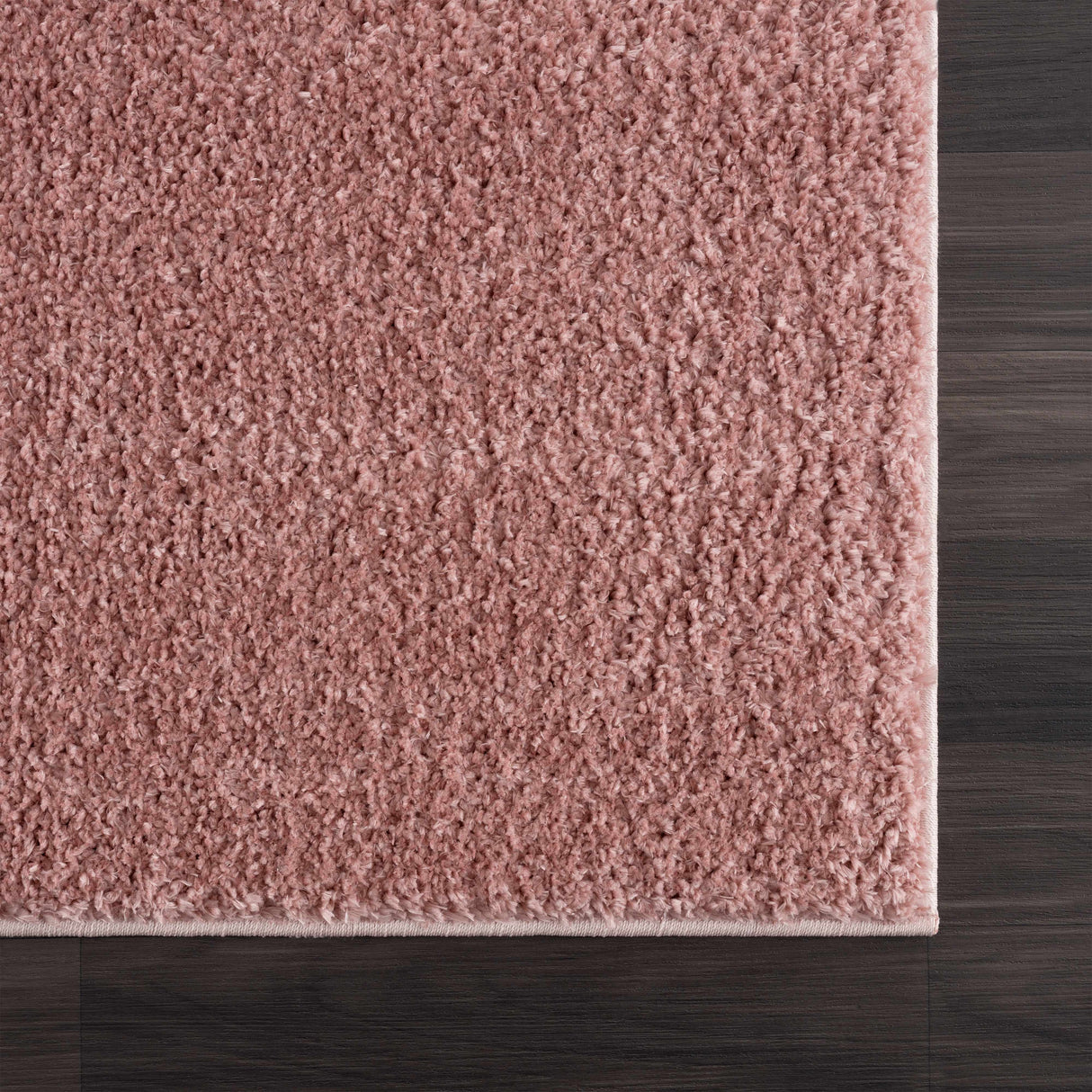 Judy Pink Plush Washable Area Rug - Clearance