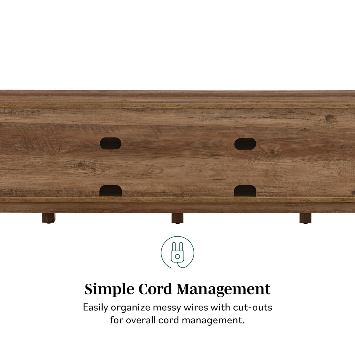 Barn Door 70" Rustic TV Stand