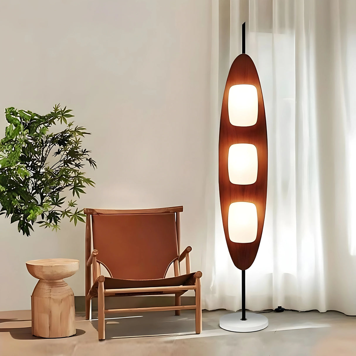 Totem Surfboard Floor Lamp