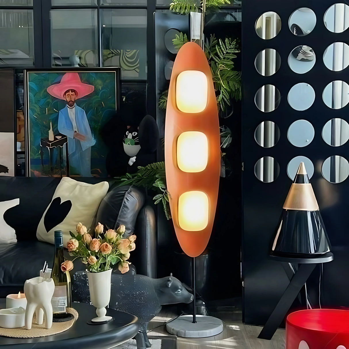 Totem Surfboard Floor Lamp
