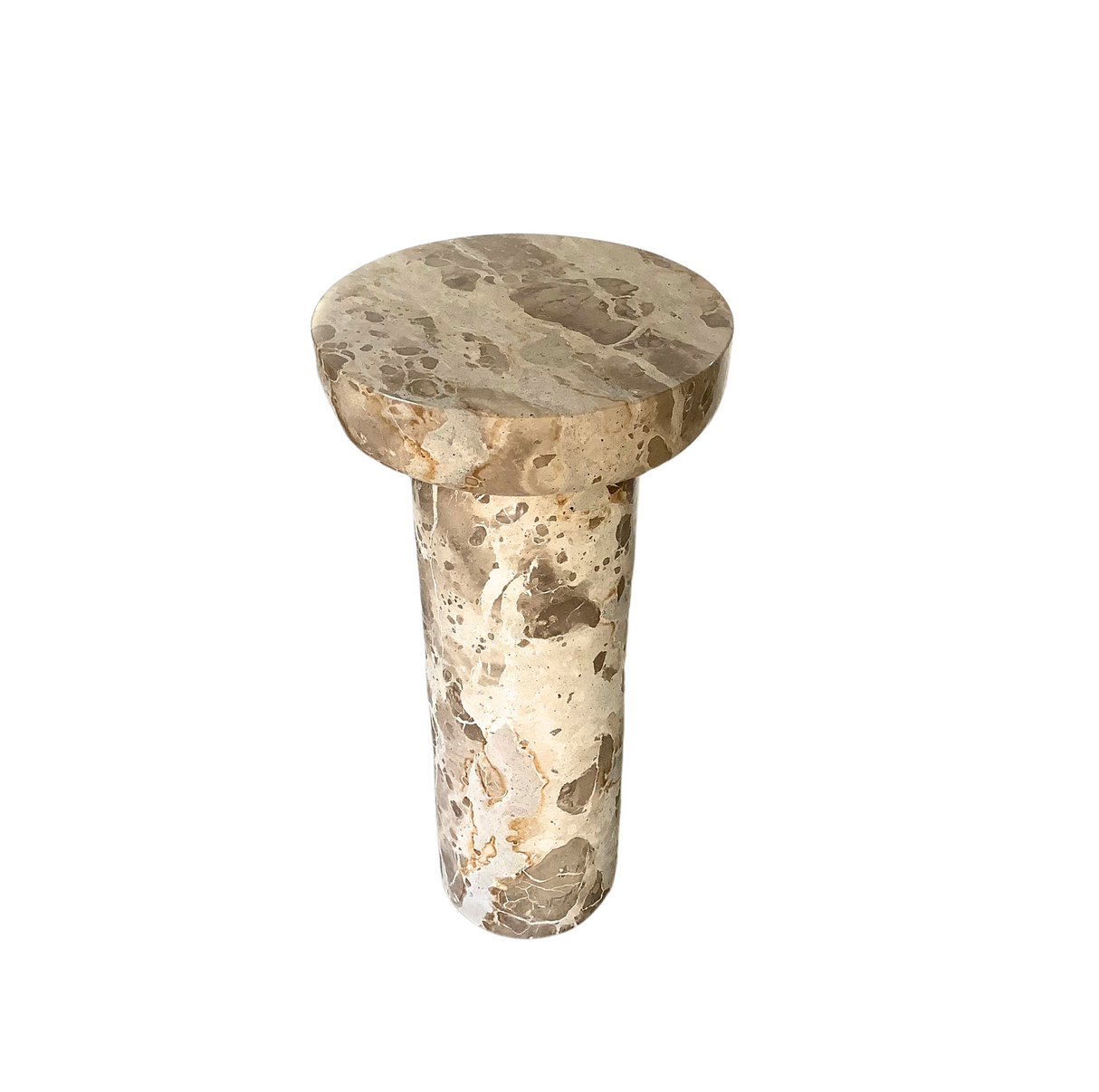 Alba Accent Table - Creamy Taupe