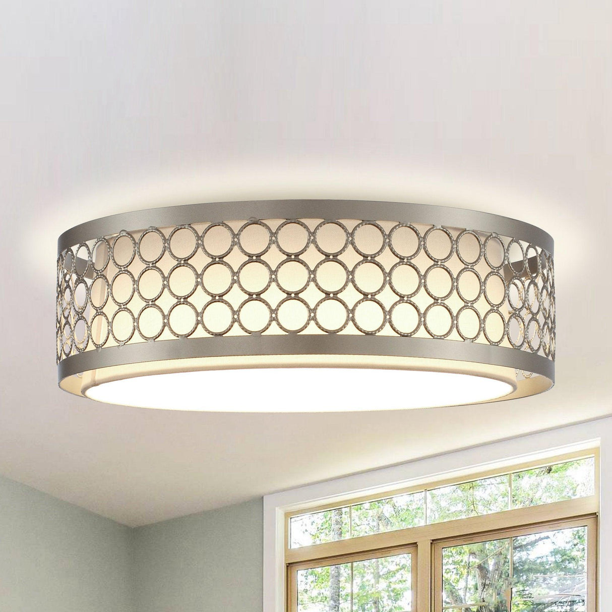 15" Modern LED Flush Mount Lighting