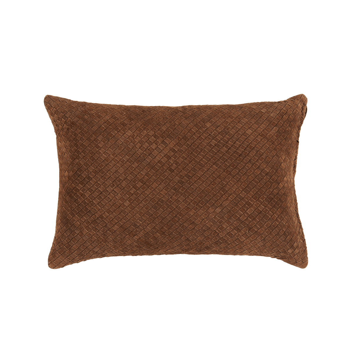 Raina Brown Woven Pillow 16" x 24"