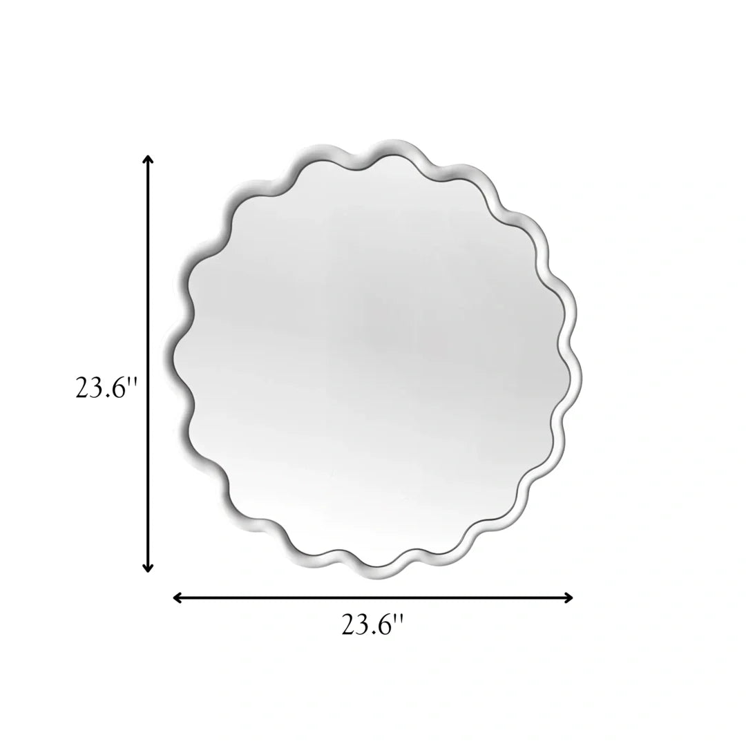 Round Wave Mirror