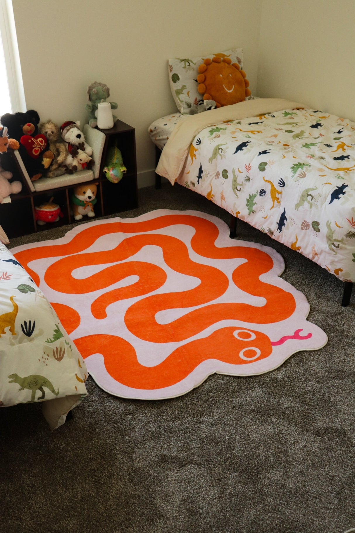 Spiral Snake Design Rug by Johann Banta