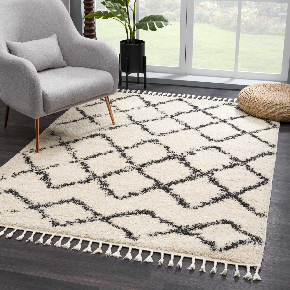 Wallagrass Moroccan Shag Rug - Clearance