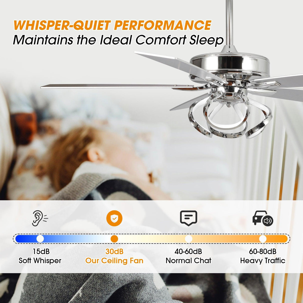 52" Zelda Modern DC Motor Downrod Mount Reversible Ceiling Fan With Remote Control