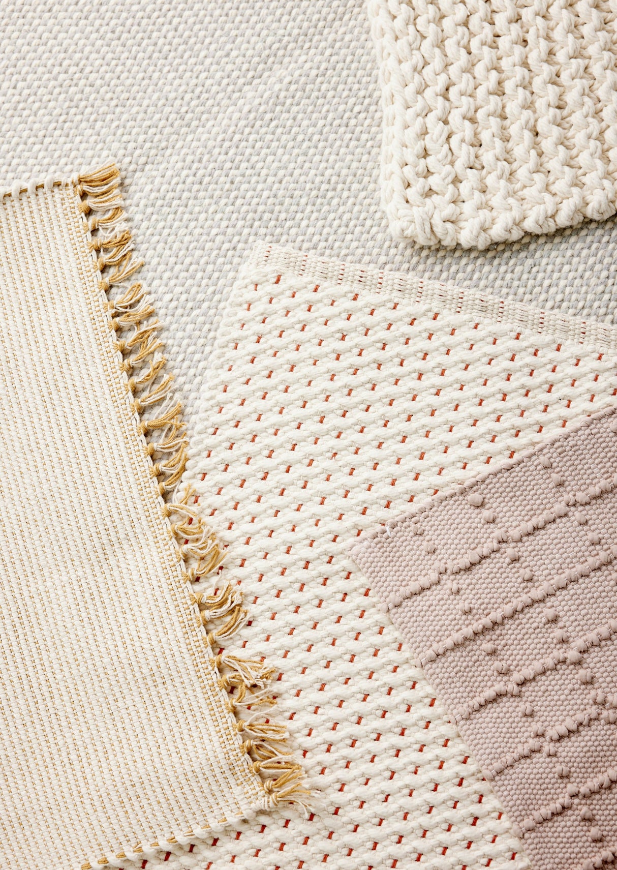 Terracotta Luxe Hand-Loomed Cotton Twill Mat