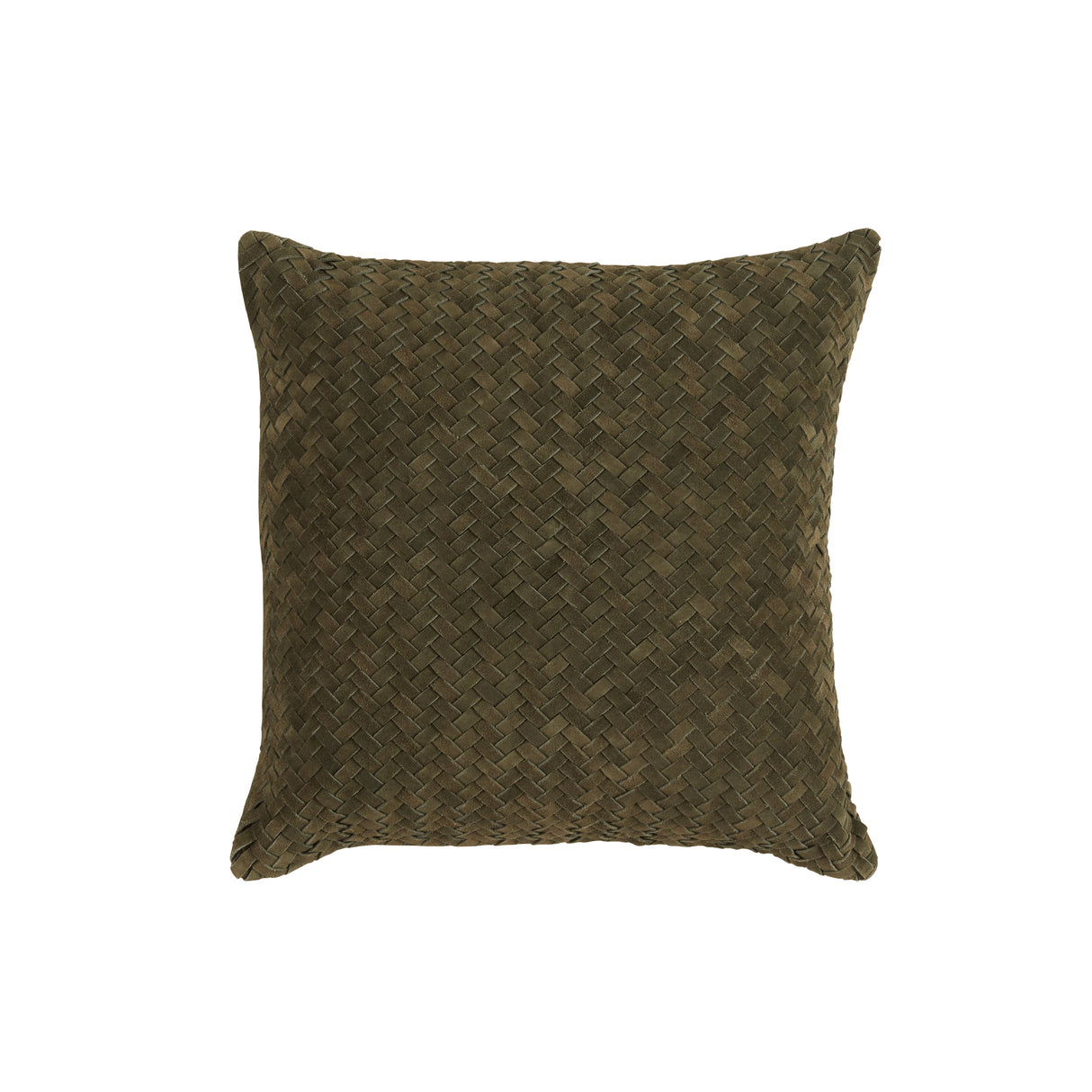 Raina Olive Woven Pillow 20" x 20"