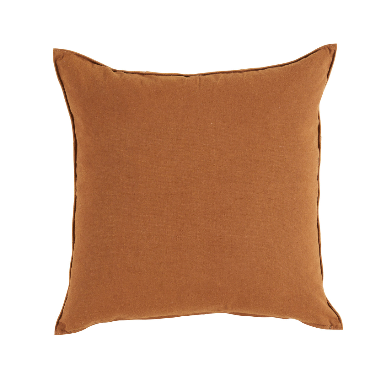 Divya Natural Leather Pillow 22" x 22"