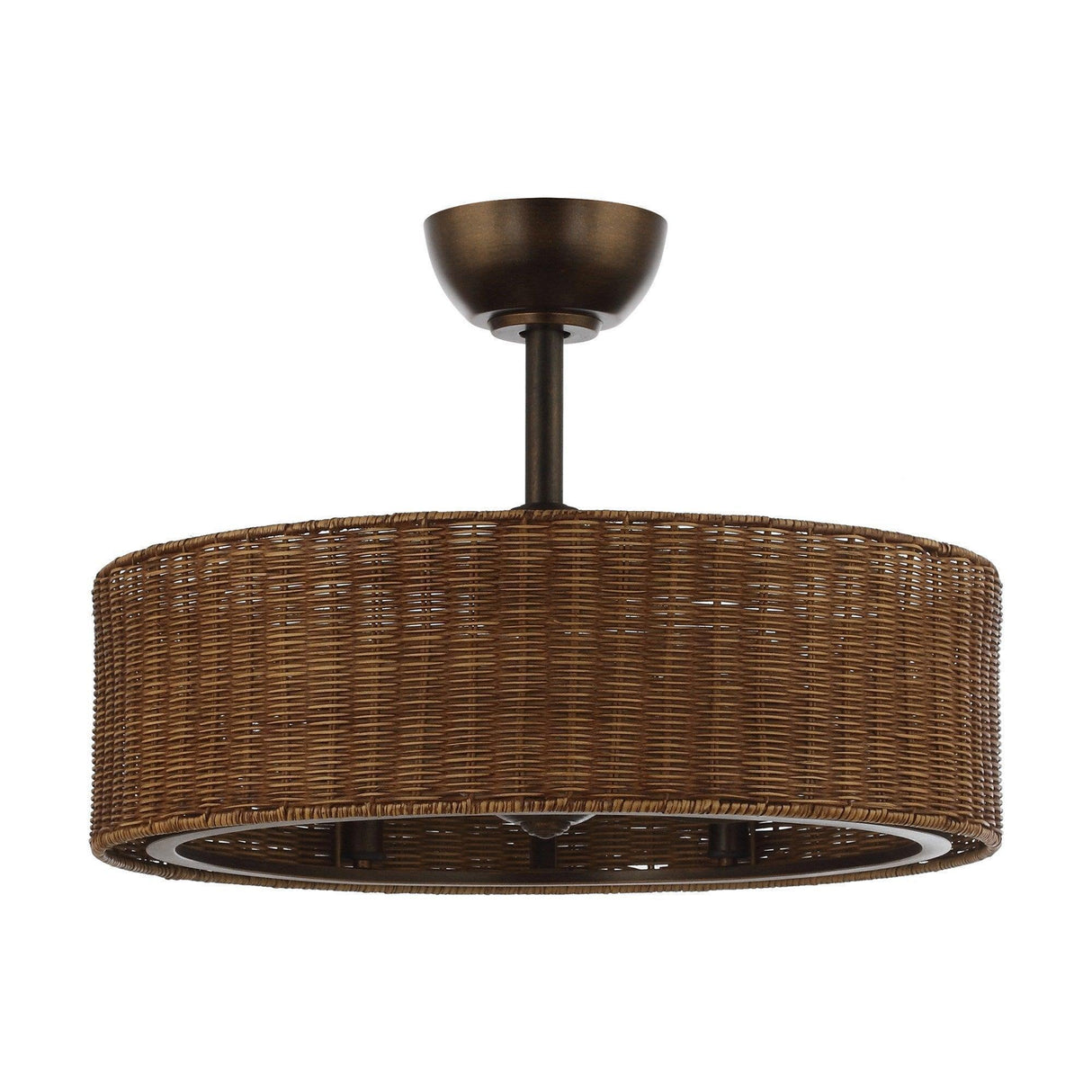 24" Farmhouse DC Motor Ceiling Fan with Lighting and Remote Control