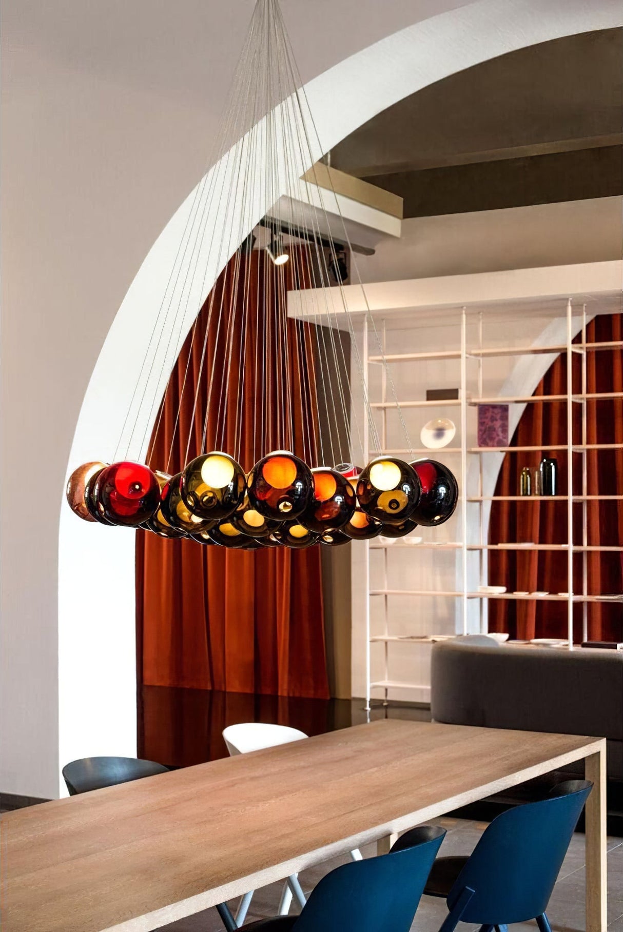 28 Multiple Colour Chandelier - Cluster