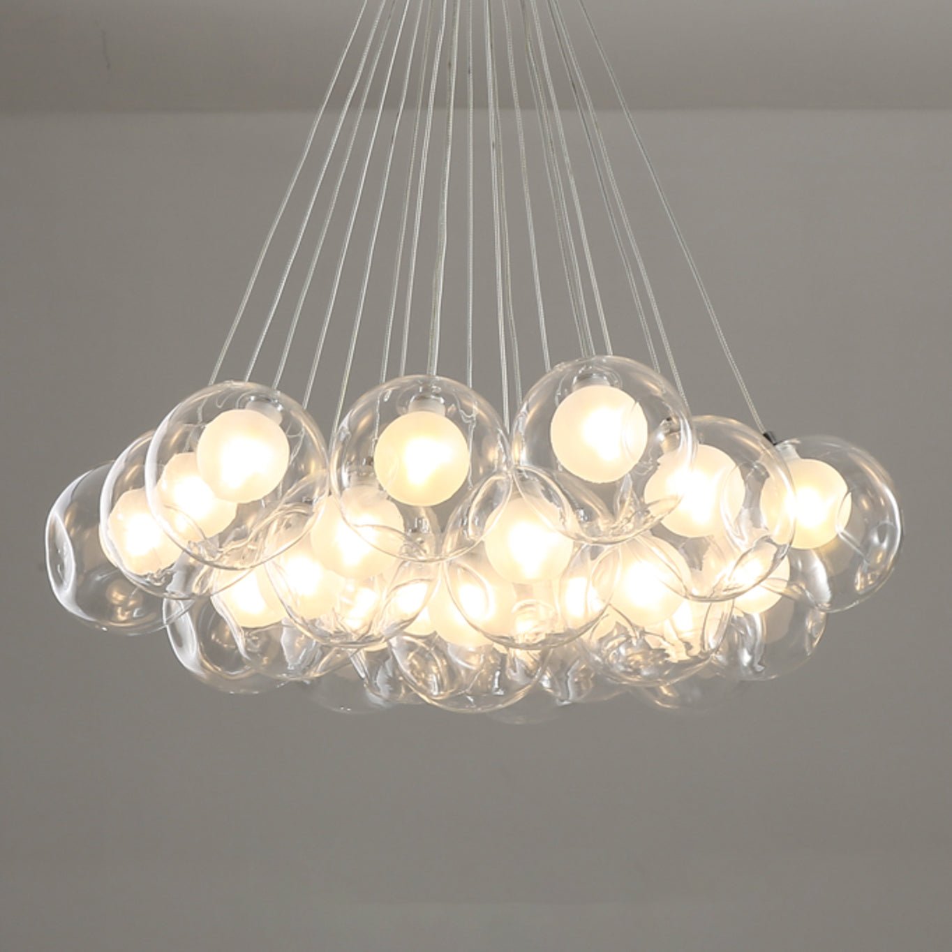 28 Multiple Colour Chandelier - Cluster