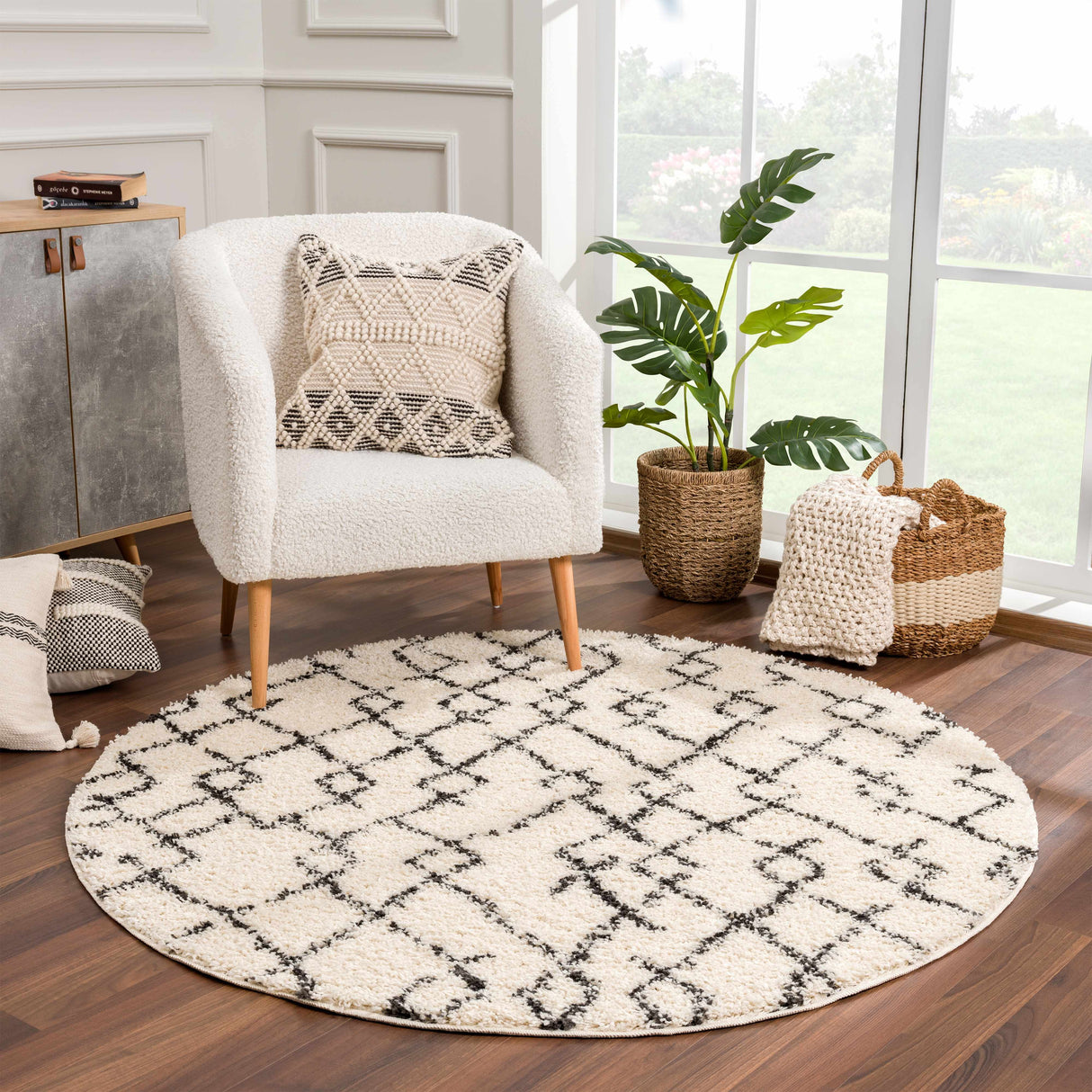 Pahala Moroccan Shag Area Rug - Clearance