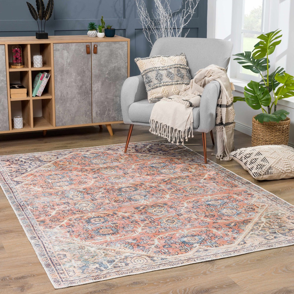 Konstantina Washable Area Rug - Promo