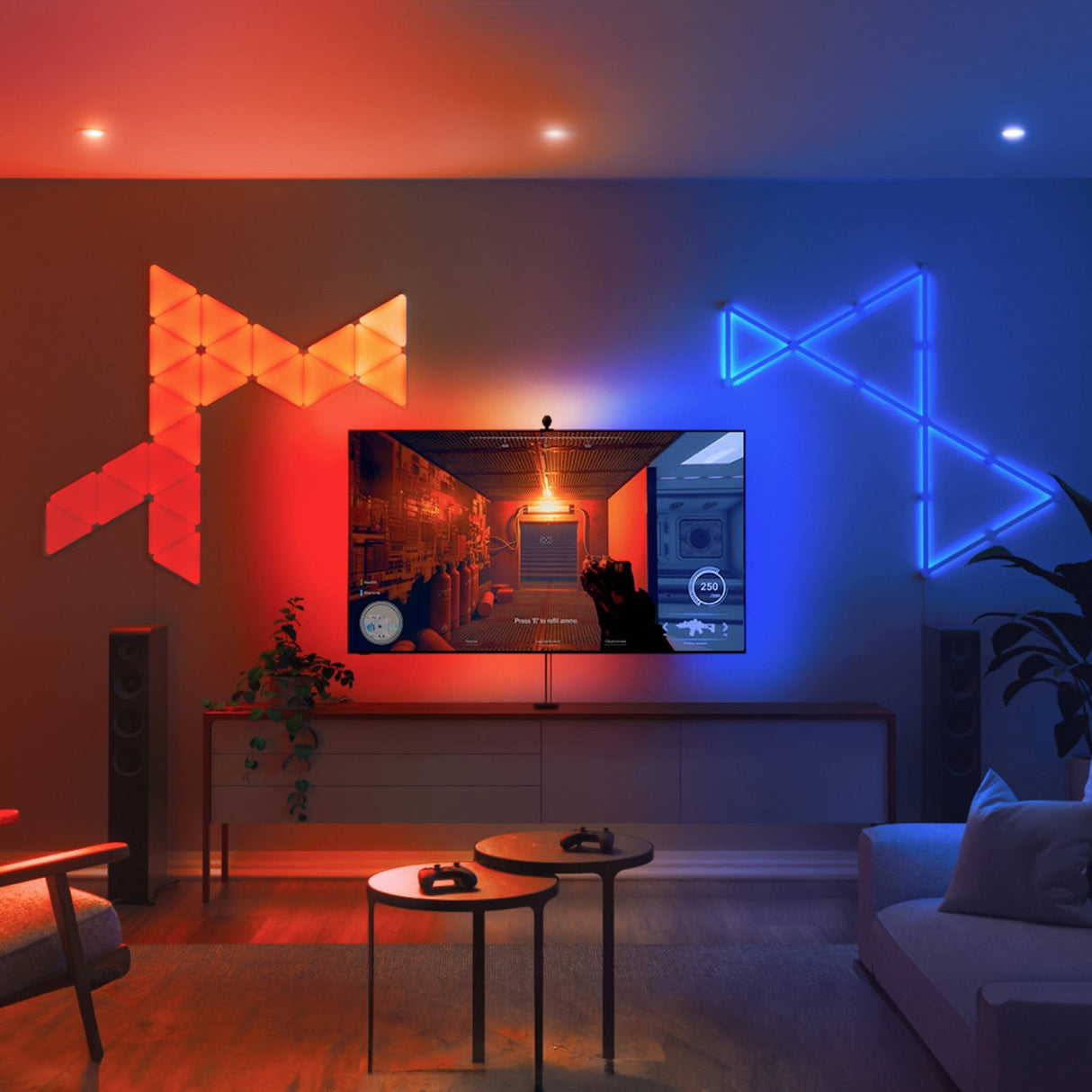 Nanoleaf 4D Screen Mirror + Lightstrip Kit (For TVs and Monitors up to 85")