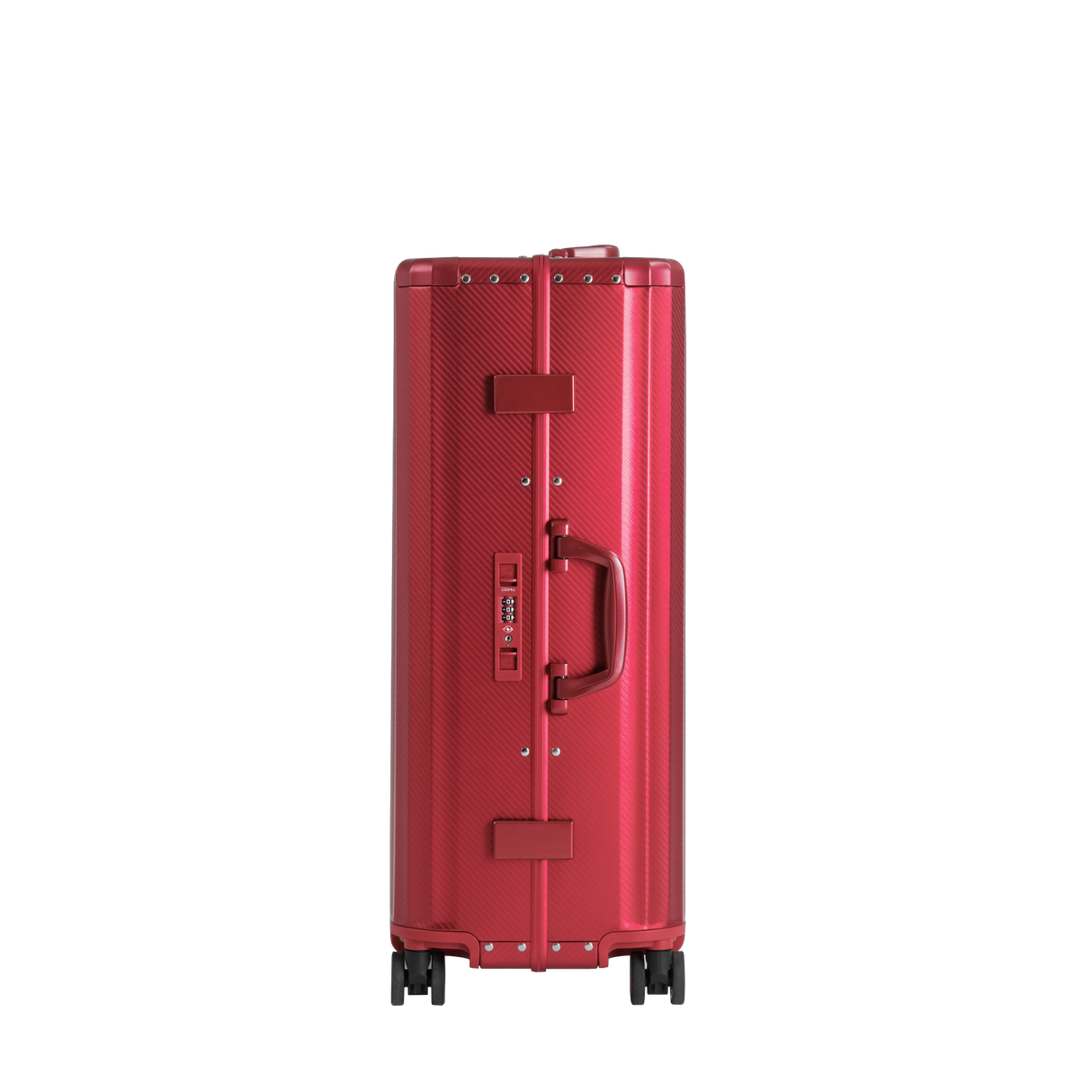 SPACE Aluminum Suitcase Red