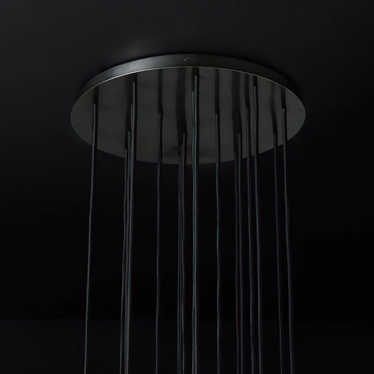 Kristal Crystal Round Cluster Chandelier