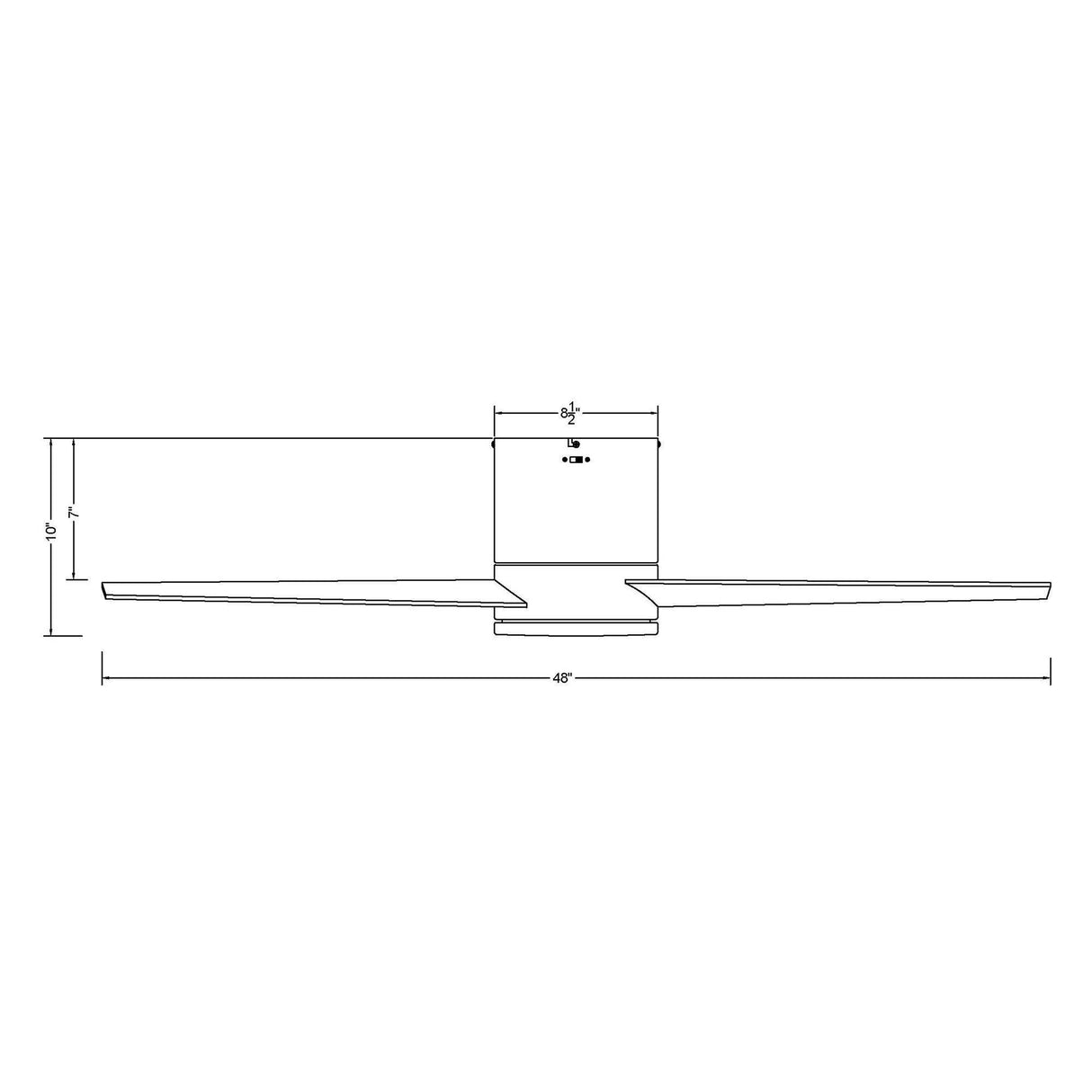 48" Kielah Farmhouse Flush Mount Reversible Ceiling Fan with Lighting and Remote Control