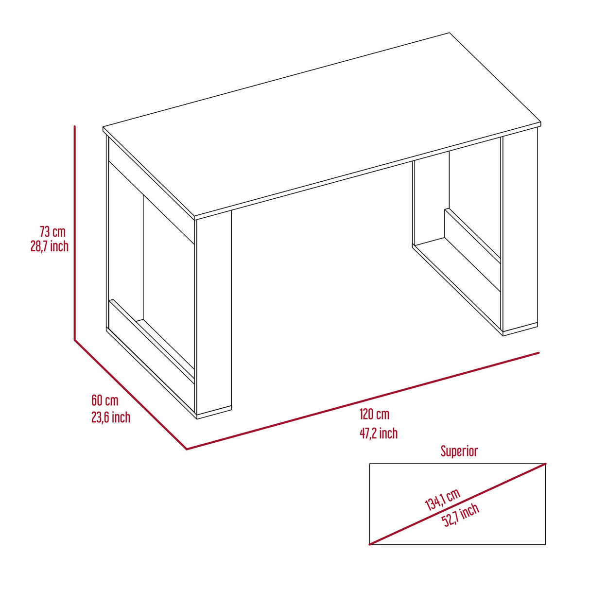 Walker Edison | Curved Wood Aurora Writing Computer Desk