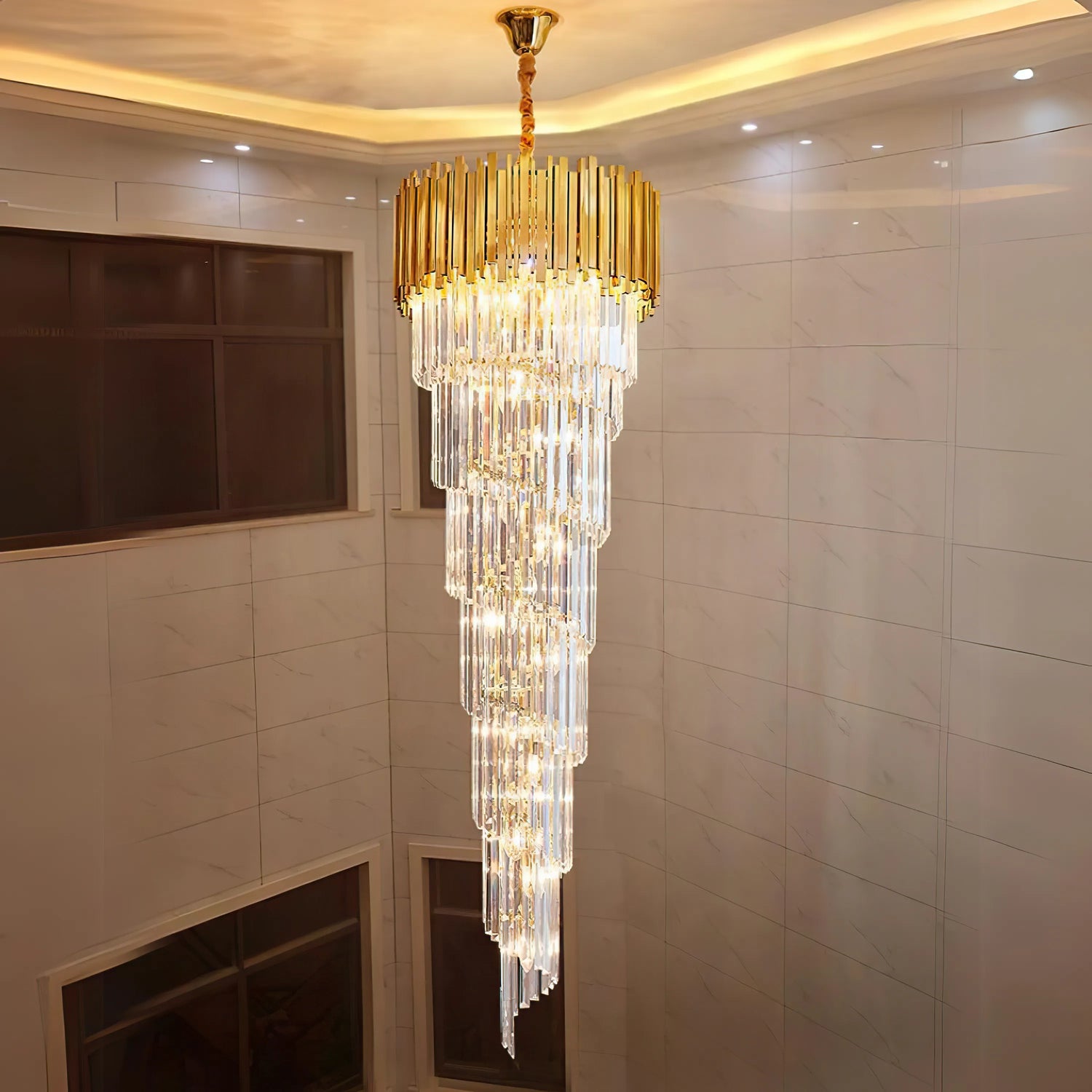 Bourbons Louis 2-Story Chandelier