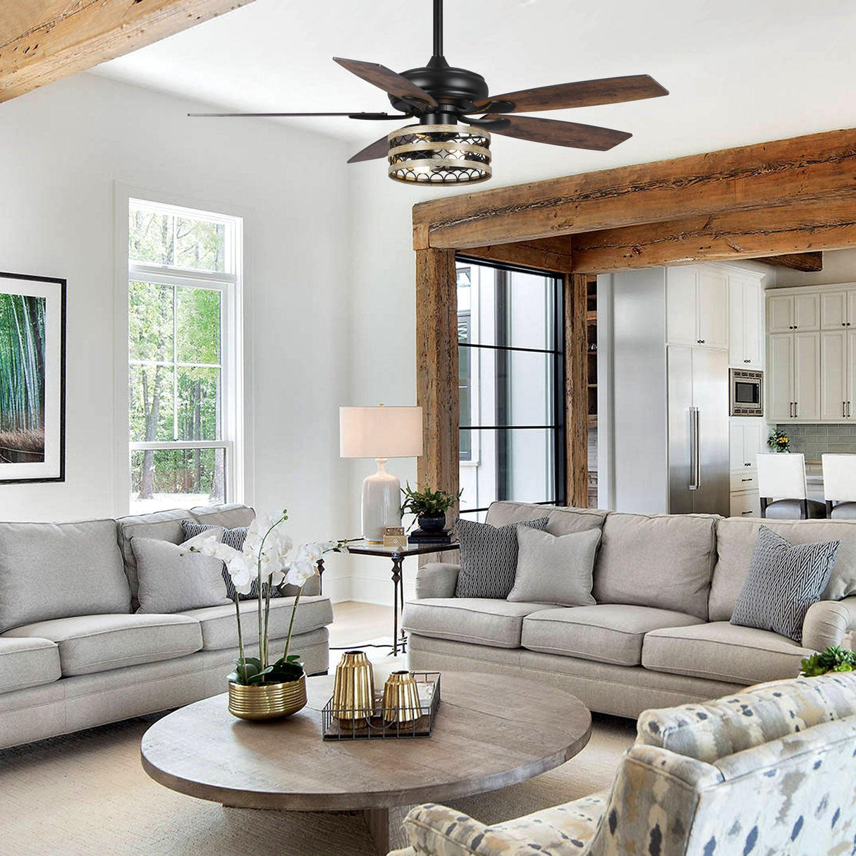 52" Alward Smart Fan with Light Kit