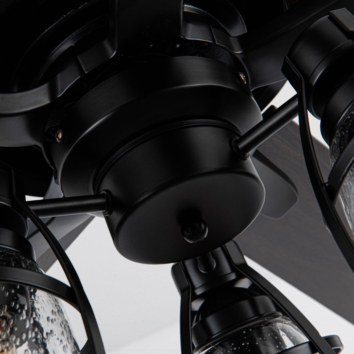 52" Kashmir Traditional Downrod Mount Reversible Ceiling Fan with Lighting and Remote Control