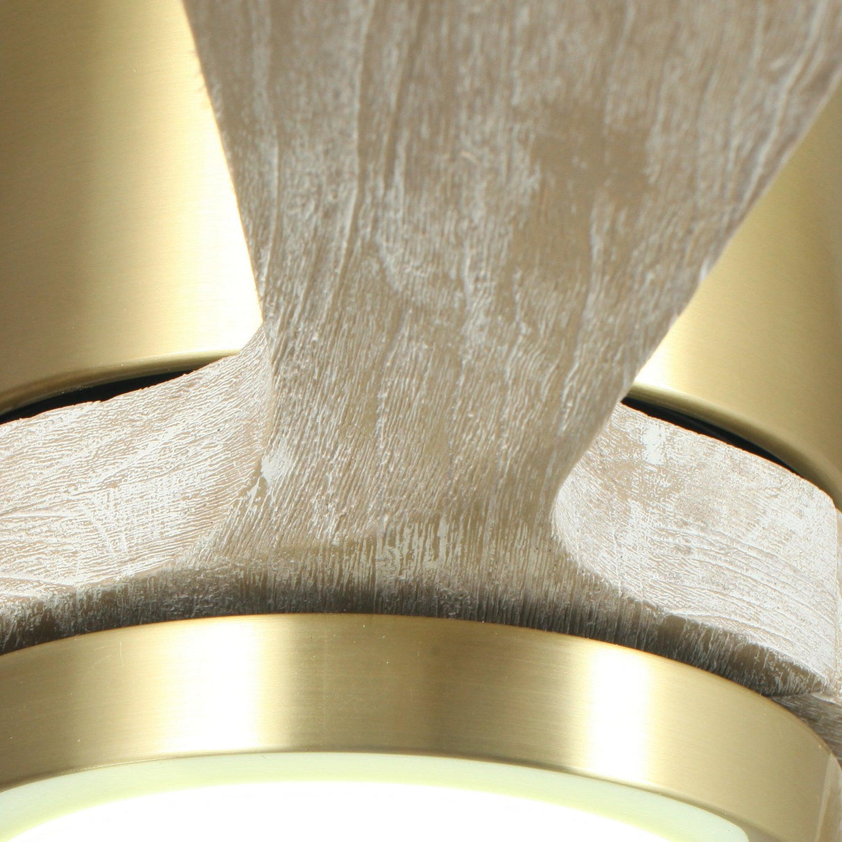 52" Mayna Led Indoor Copper Flush Mounted Ceiling Fan With Light And Remote Control