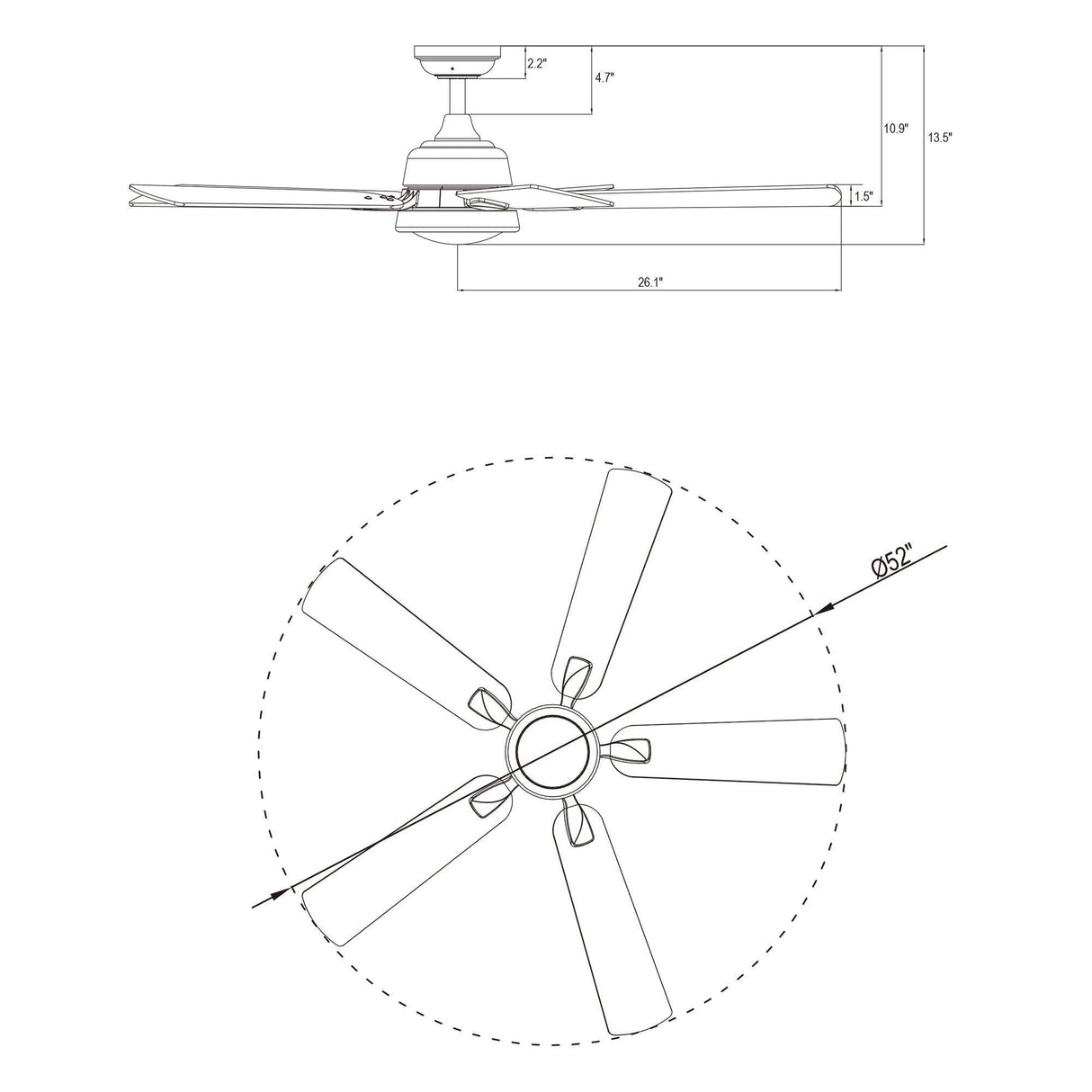 52" Tata Nagar Industrial Brush Nickel Downrod Mount Reversible Ceiling Fan with Lighting and Remote Control