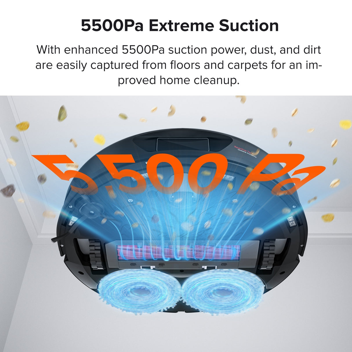 【Certified Refurbished 90% New】Roborock Qrevo Robot Vacuum with Multifunctional Dock