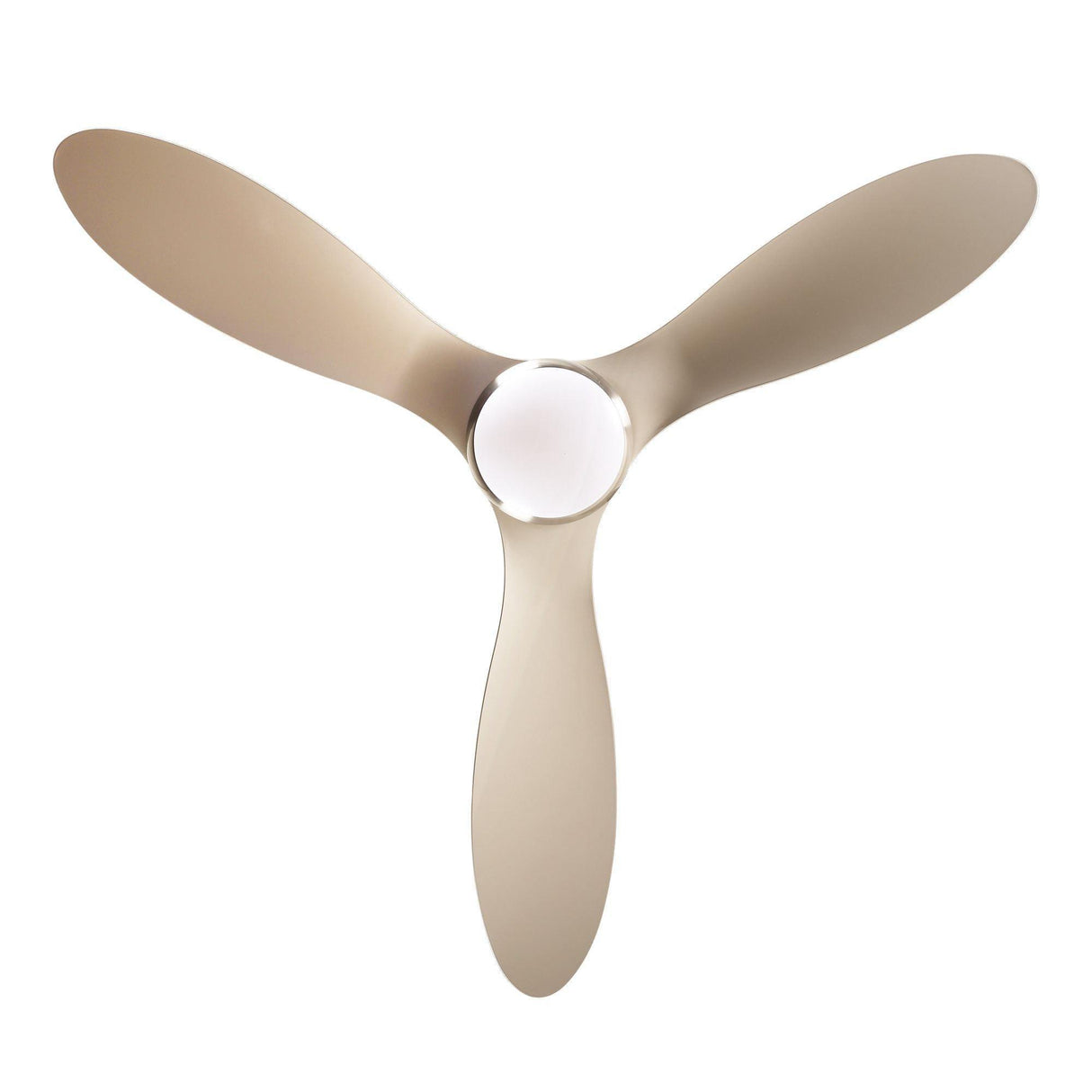 56" Bernardino Indoor Brushed Nickel Downrod Mount Chandelier Ceiling Fan With Light Kit And Remote Control