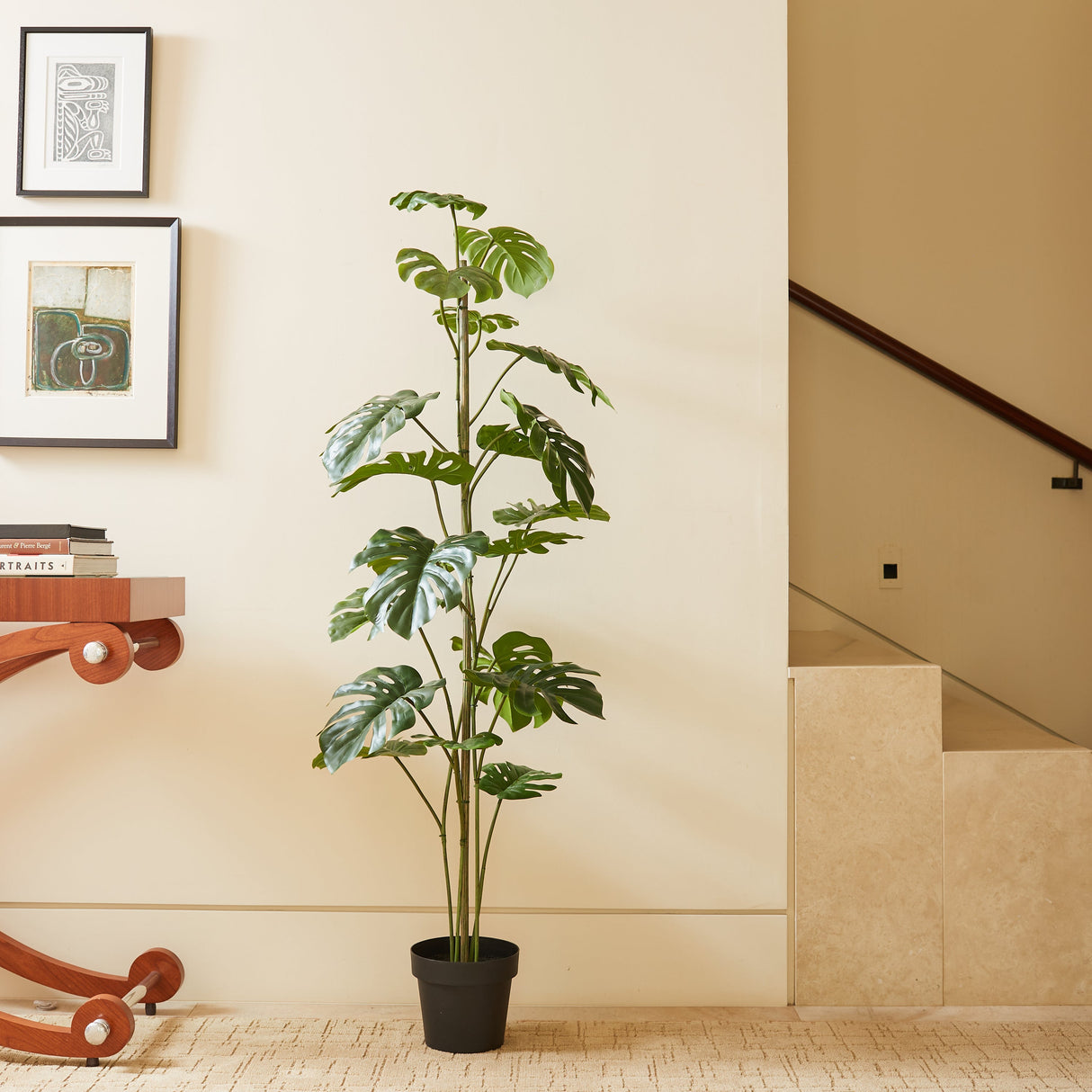 5' Artificial Monstera Tree