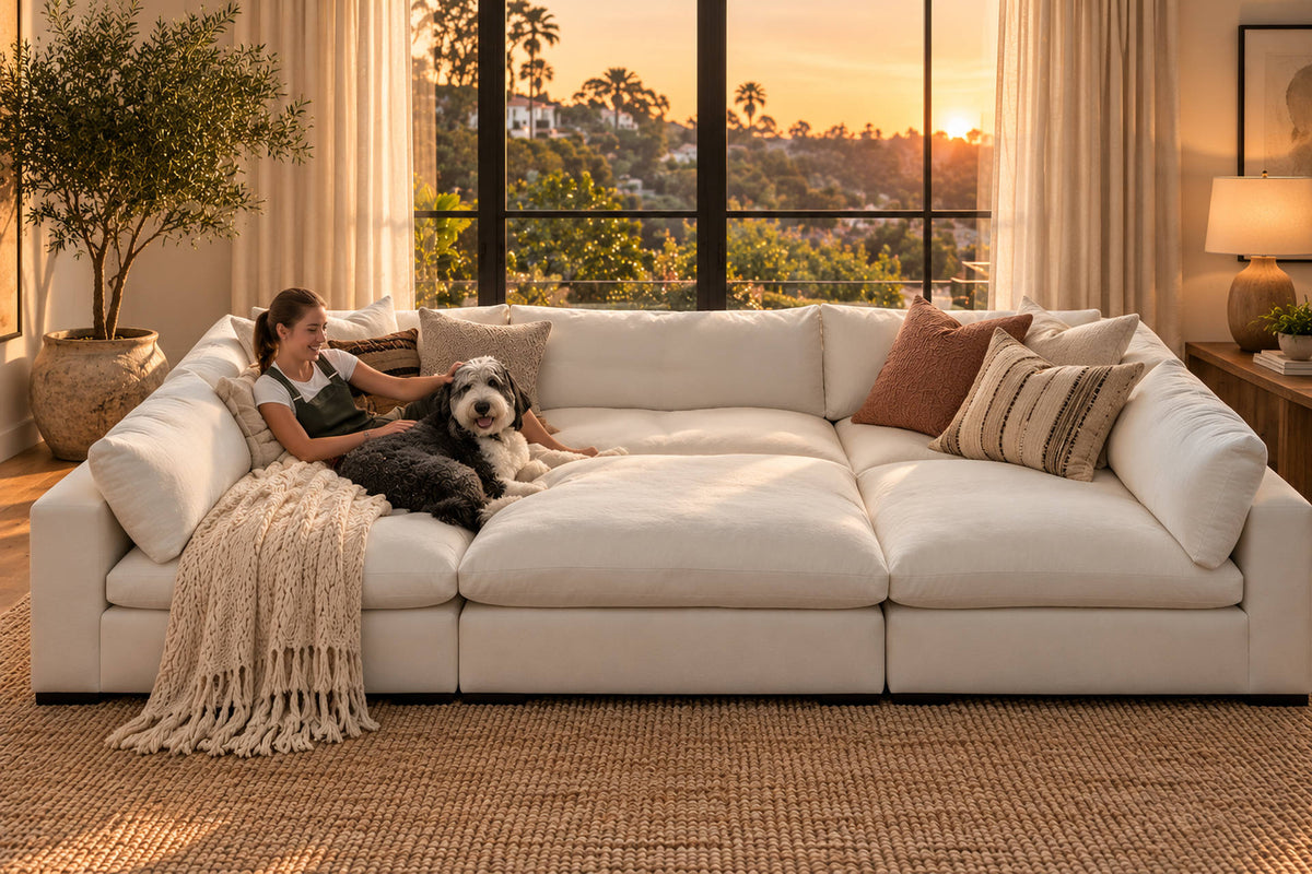 6-Cube Iconic Movie Pit or L-Sectional