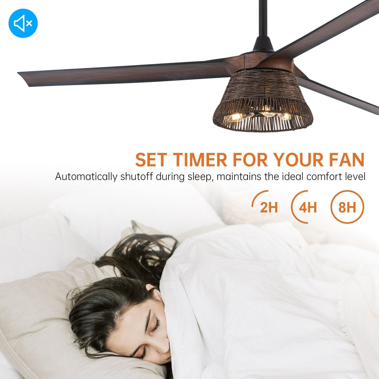 60" Farmhouse AC Motor Downrod Mount Reversible Ceiling Fan With Lighting And Remote Control