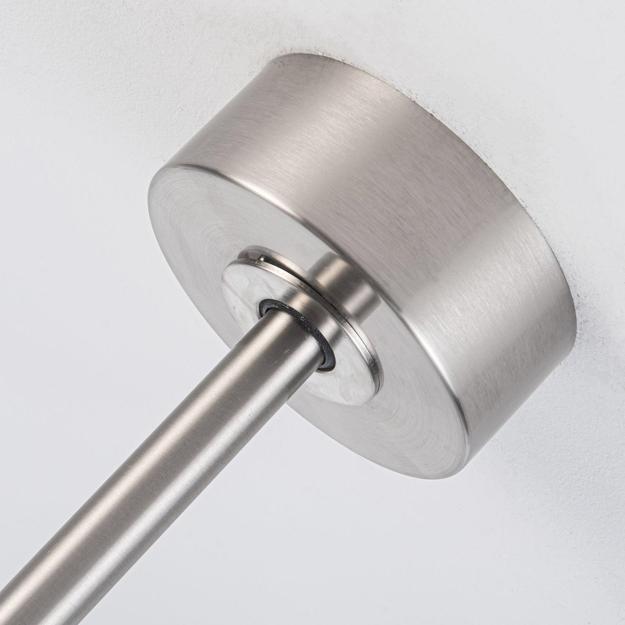 60" Modern Satin Nickel DC Motor Downrod Mount Reversible Ceiling Fan With Lighting And Remote Control