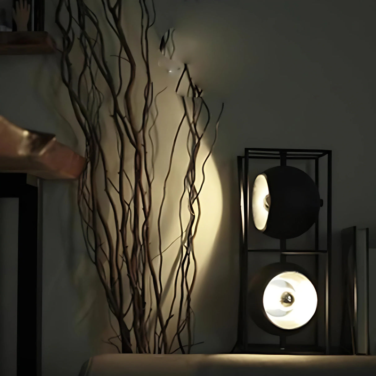 Chrome Spheres Bauhaus Lamp