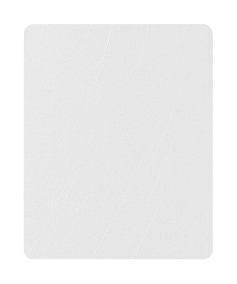 17"W x 13"H White Bell Shantung Shade