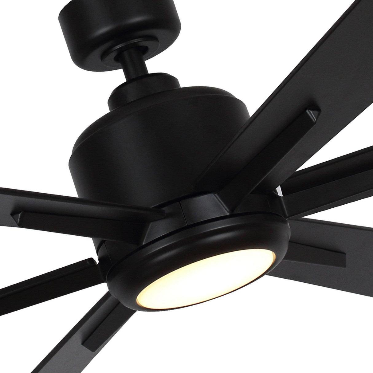 65" Bendan Industrial Downrod Mount Ceiling Fan with Lighting and Remote Control